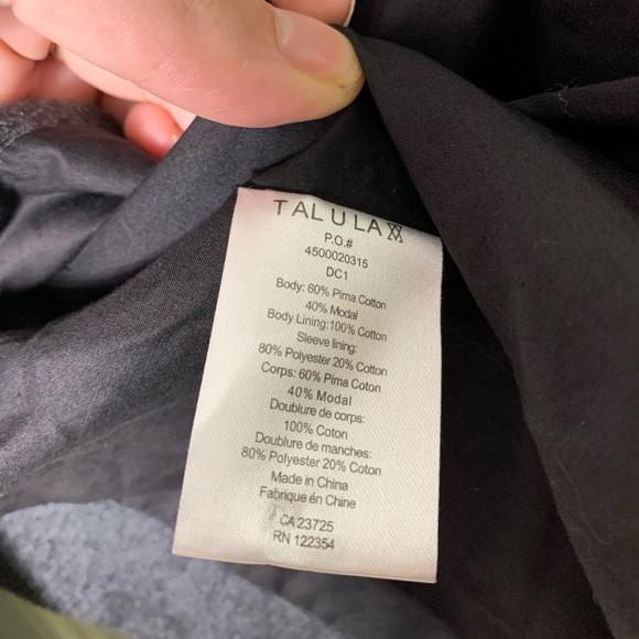 Aritzia Talula | Pima Cotton Modal Blazer Jacket - 10 - Picture 7 of 7